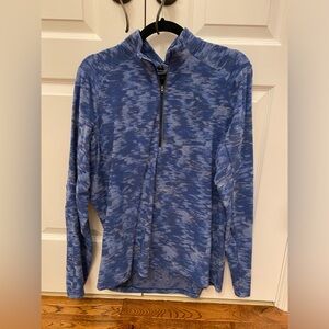 Lululemon Surge Warm Half-Zip - Blue Size L
